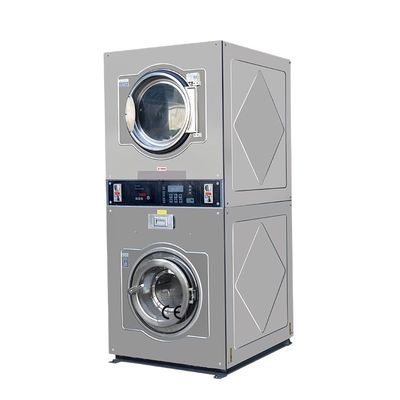quality  Double Commercial Washing Machines And Industrial Coin Washing And Drying Machine Dryers 910*1000*2000mm factory
